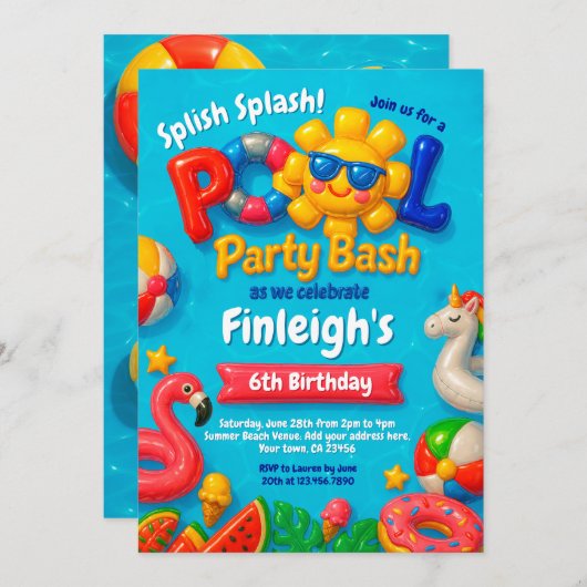 uitnodiging tot vrijdag (Voorkant / Achterkant)