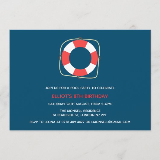 uitnodiging tot vrijdag (Voorkant)