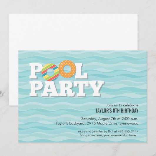 uitnodiging tot vrijdag (Voorkant / Achterkant)