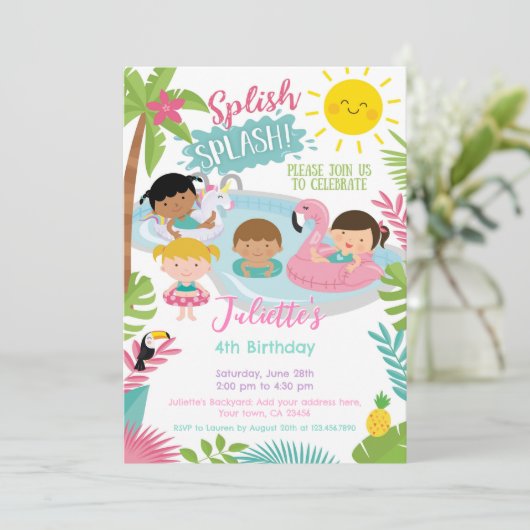 uitnodiging tot vrijdag (Staand voorkant)