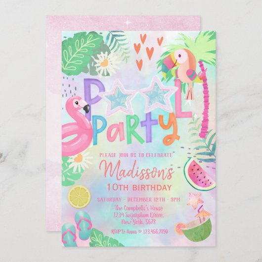 uitnodiging tot vrijdag (Voorkant / Achterkant)