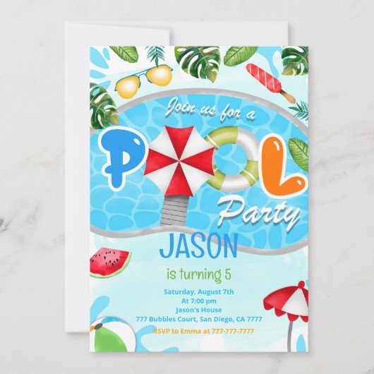 uitnodiging tot vrijdag (Voorkant)