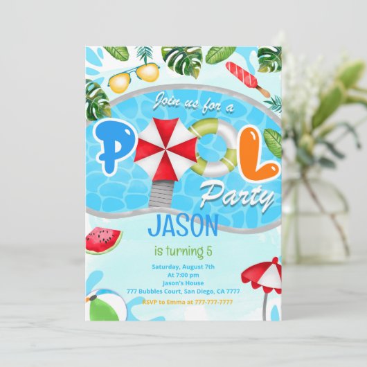 uitnodiging tot vrijdag (Staand voorkant)