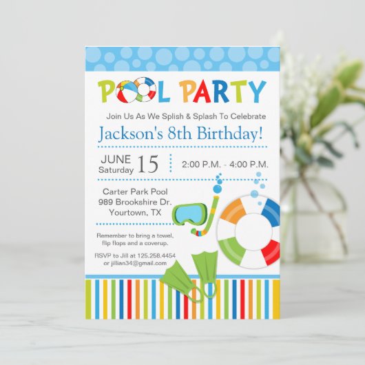 uitnodiging tot vrijdag (Staand voorkant)