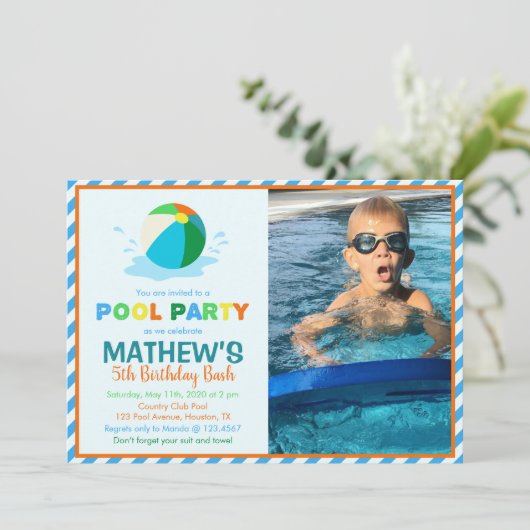 uitnodiging tot vrijdag (Staand voorkant)