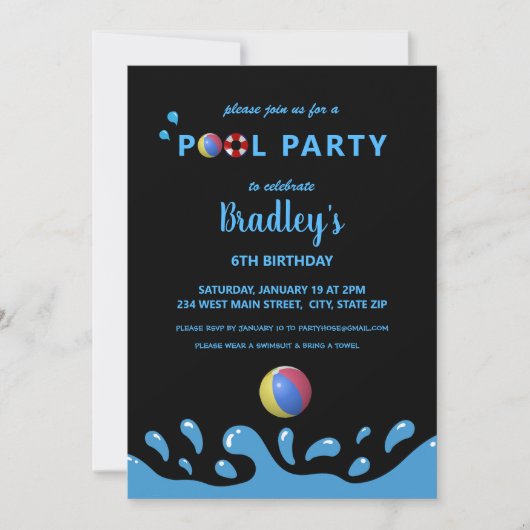 uitnodiging tot vrijdag (Voorkant)