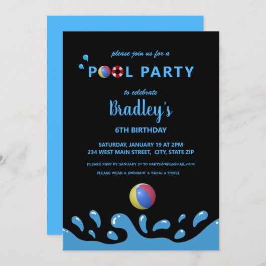 uitnodiging tot vrijdag (Voorkant / Achterkant)