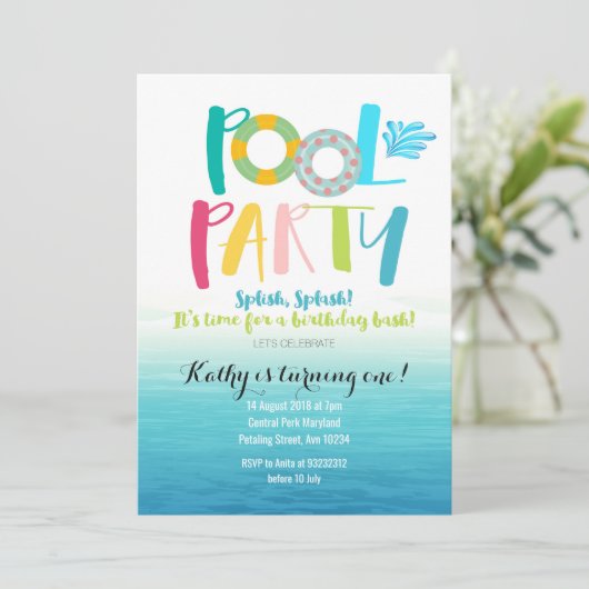 uitnodiging tot vrijdag (Staand voorkant)