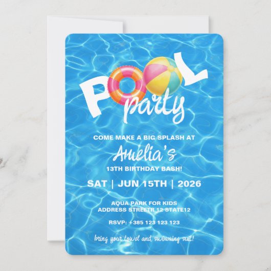 uitnodiging tot vrijdag (Voorkant)