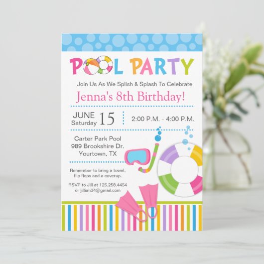 uitnodiging tot vrijdag (Staand voorkant)