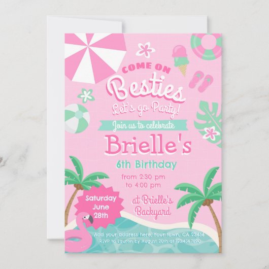 uitnodiging tot vrijdag (Voorkant)