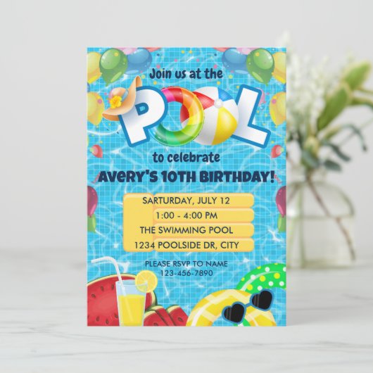 uitnodiging tot vrijdag (Staand voorkant)