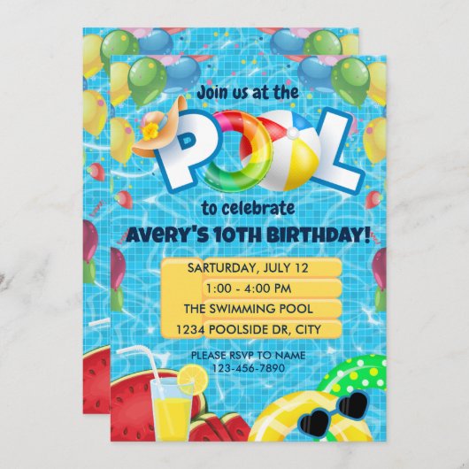 uitnodiging tot vrijdag (Voorkant / Achterkant)