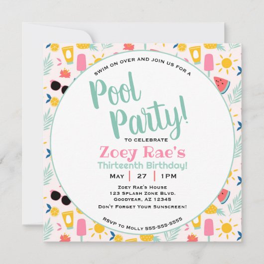 uitnodiging tot vrijdag (Voorkant)