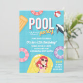 uitnodiging tot vrijdag | Blauw Paars (Staand voorkant)