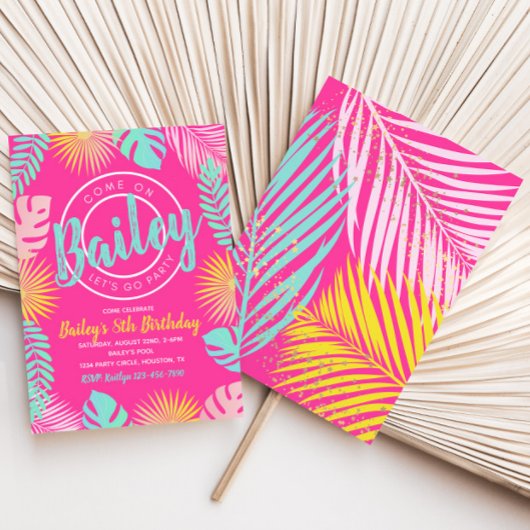 uitnodiging tot vrijdag | Pool Party