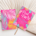 uitnodiging tot vrijdag | Pool Party<br><div class="desc">Pool Party Birthday Invitation. Klaar om door u gepersonaliseerd te worden!</div>