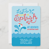 uitnodiging tot vrijdag | Zwemwaterdag (Voorkant)