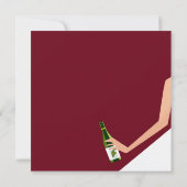 Uitnodiging tot vrijgezellenfeest van Bourgogne (Achterkant)