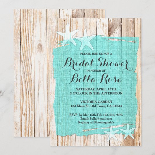 Uitnodiging tot vrijgezellenfeest van de roodbaars (Voorkant / Achterkant)