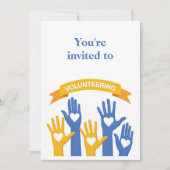 Uitnodiging tot vrijwilligerserkenning (Voorkant)