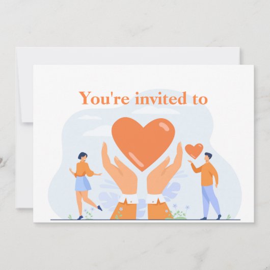 Uitnodiging tot vrijwilligerserkenning (Voorkant)