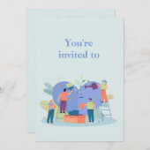 Uitnodiging tot vrijwilligerserkenning (Voorkant / Achterkant)