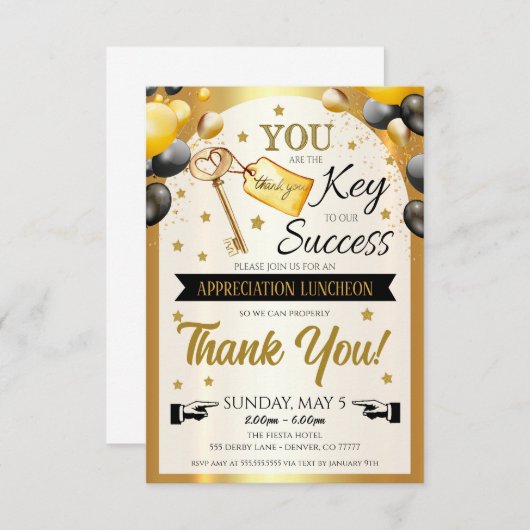 Uitnodiging tot waardering (Voorkant / Achterkant)