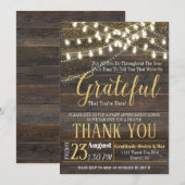Uitnodiging tot waardering, dankbaar voor (Voorkant / Achterkant)
