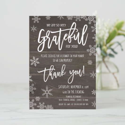 Uitnodiging tot waardering voor feestdag, Corporat (Staand voorkant)