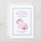 Uitnodiging tot Waterverf bij paaseieren (Voorkant)