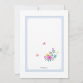 Uitnodiging tot Waterverf bij paaseieren (Achterkant)