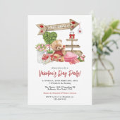 Uitnodiging tot Waterverf Valentijnsdag (Staand voorkant)