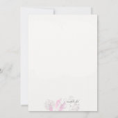 Uitnodiging tot Waterverf van borstkanker (Achterkant)