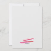 Uitnodiging tot Waterverf van cocktail Party (Achterkant)