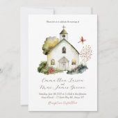 Uitnodiging tot Waterverf van de landelijke kerk (Voorkant)