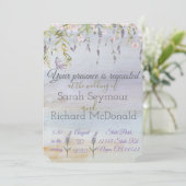 Uitnodiging tot Waterverf van de Lavender (Staand voorkant)