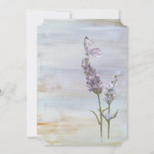 Uitnodiging tot Waterverf van de Lavender (Achterkant)