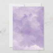 Uitnodiging tot Waterverf van de Lavender (Achterkant)