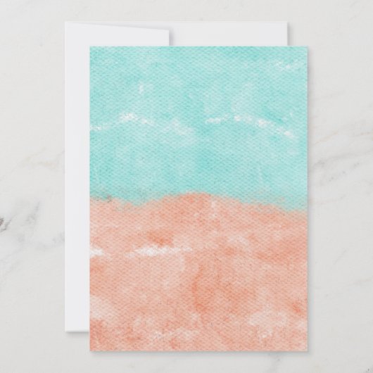 Uitnodiging tot Waterverf van een kustwacht (Achterkant)