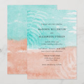 Uitnodiging tot Waterverf van een kustwacht (Voorkant / Achterkant)