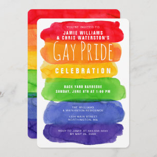 Uitnodiging tot Waterverf van Gay Pride