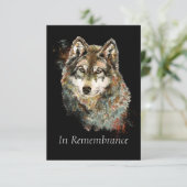 Uitnodiging tot Waterverf van gedenkwaardige diere (Staand voorkant)