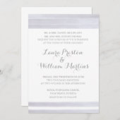 Uitnodiging tot Waterverf van Stripes (Voorkant / Achterkant)