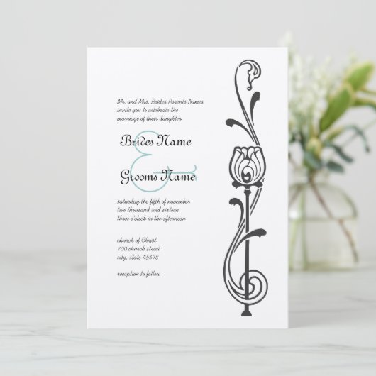  uitnodiging tot weddenschap (Staand voorkant)