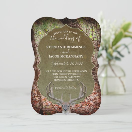 Uitnodiging tot weddenschap in het rijke land (Staand voorkant)