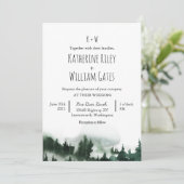 Uitnodiging tot weddenschap in het Rustic Forest M (Staand voorkant)