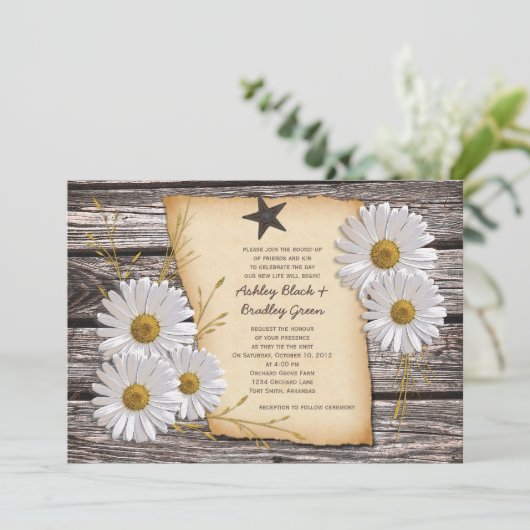 Uitnodiging tot weddenschap in Roestland (Staand voorkant)