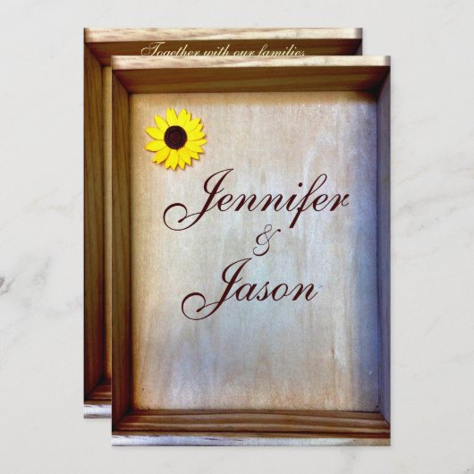 Uitnodiging tot weddenschap met de Rustige Schaduw (Voorkant / Achterkant)