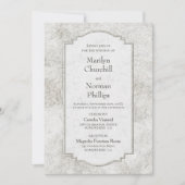 Uitnodiging tot weddenschap met een Bleek grijs ge (Voorkant)